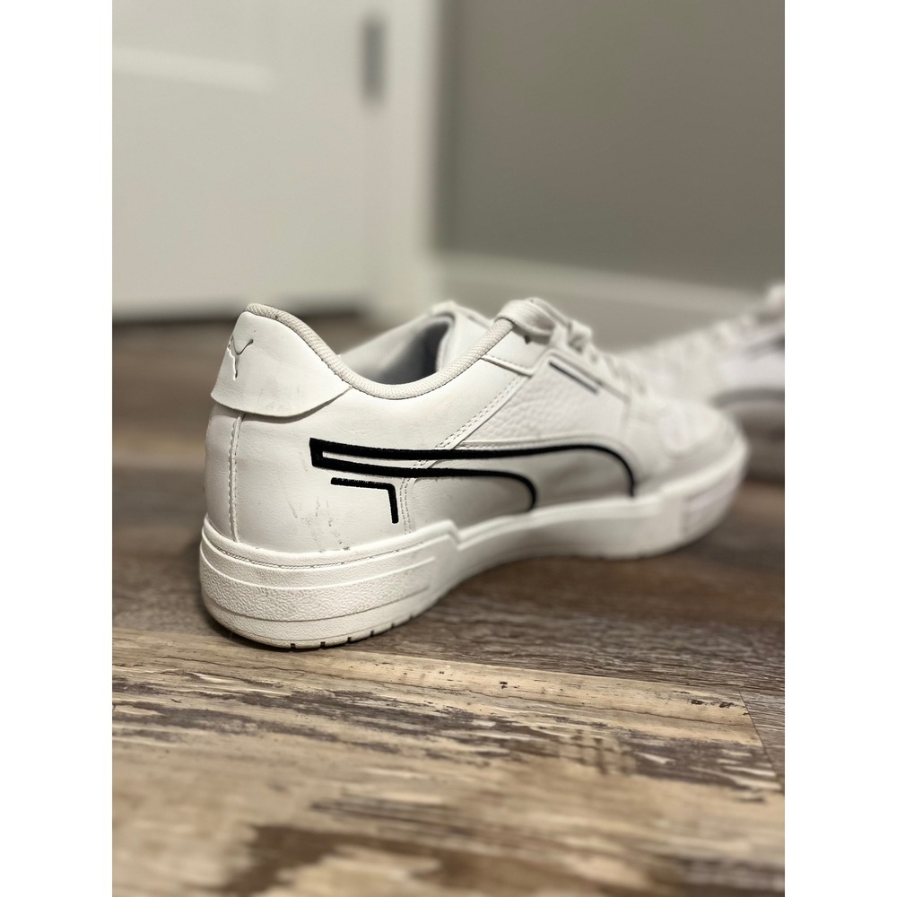 Puma CA Pro Classic White Red Mens Lifestyle Sneakers Shoes Size 10.5 - Picture 4 of 7